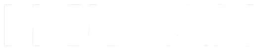 Heldan White Logo